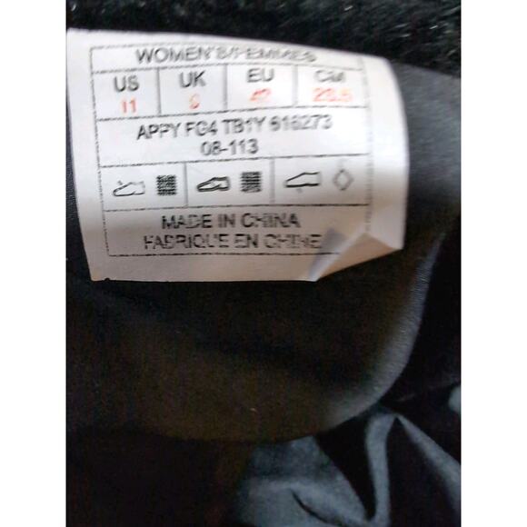 The North Face Appy Women's Boots Black Quilted Puffer Winter Goose Down Size 11 - Picture 13 of 16